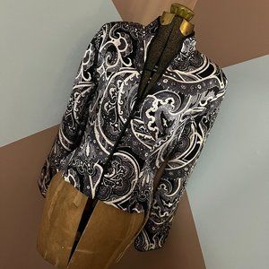 Paisley Silk Blazer